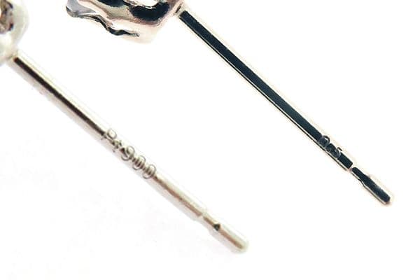 葉*帯様 プラチナ900 ダイヤモンド0.579ct片耳ピアス 天然ダイヤピアス