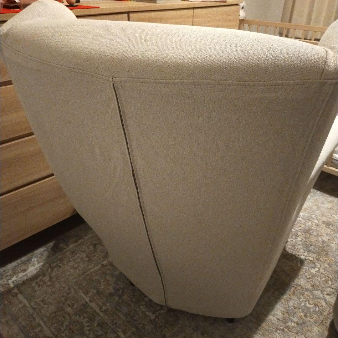 【美品】IKEA ストランドモン イエロー ウィングチェア スキフテボー