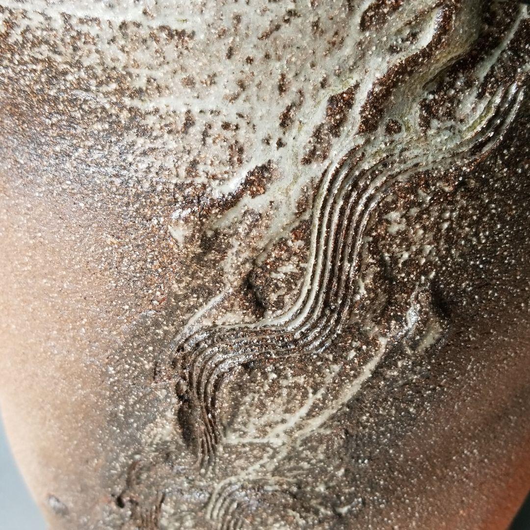 信楽焼傘立て  ツボ型古信楽 高さ４５cm