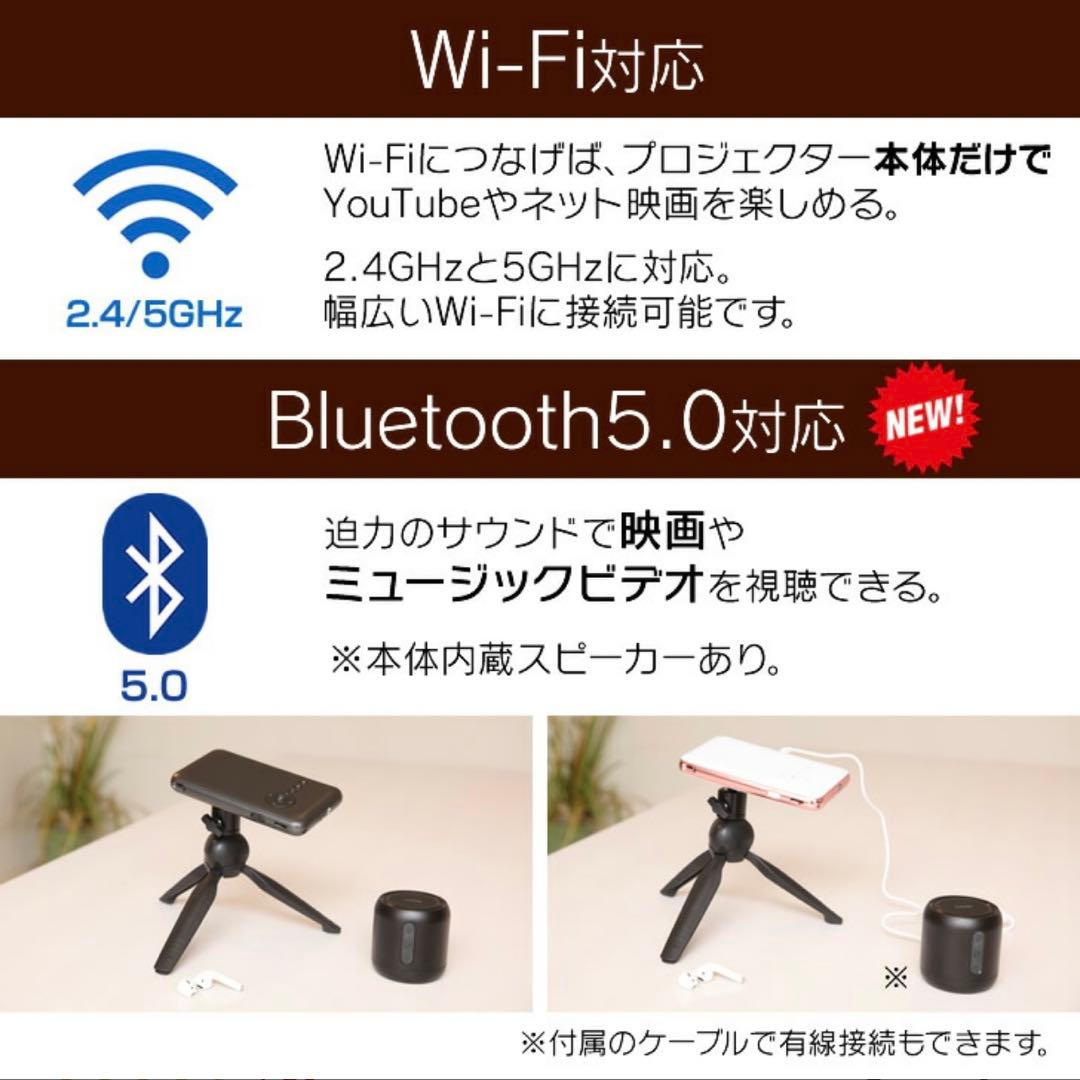 カベーニ　コンパクトプロジェクター　キャンプ向き　Kabe I スマホサイズ