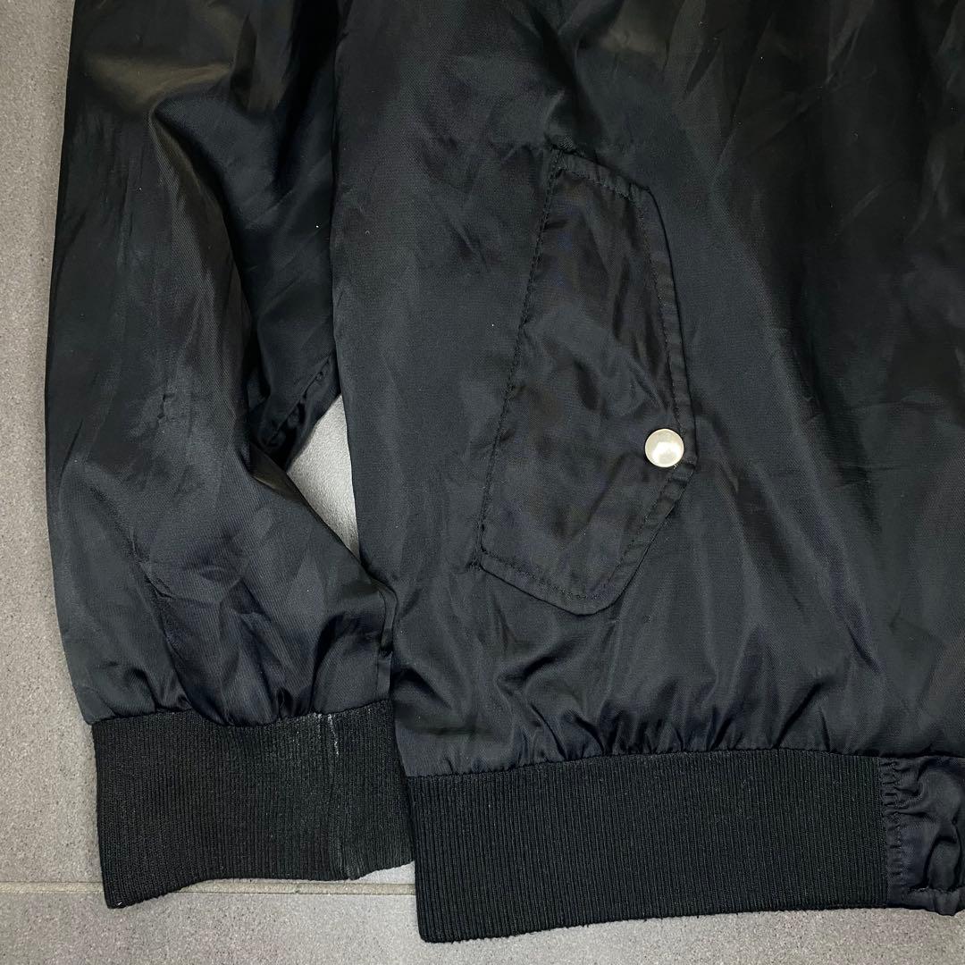 ラコステ MA-1 ジップアップ ブルゾン ブラックsize100 XL