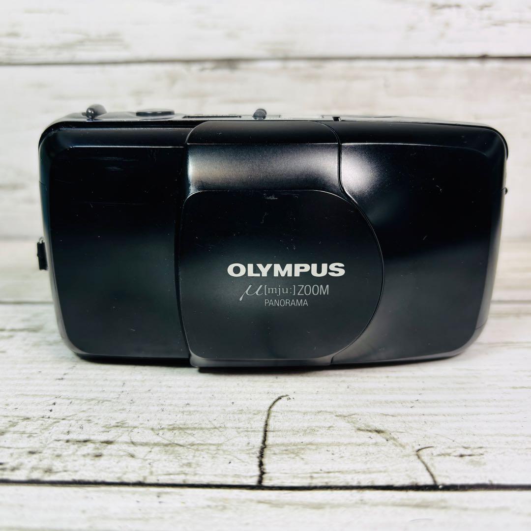 【動作良好】OLYMPUSフィルムカメラμ[mju] ZOOM PANORAMA