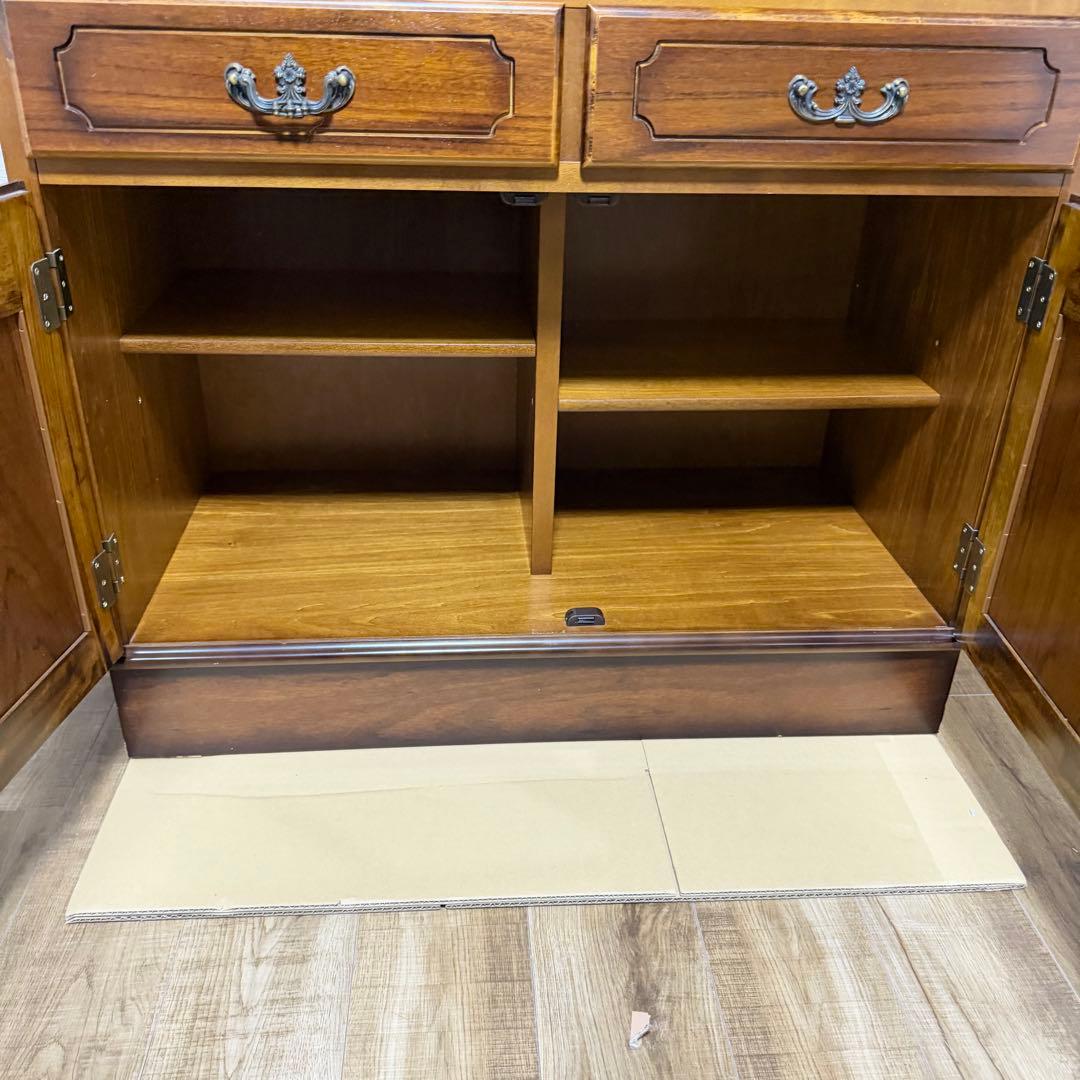 カリモク karimoku コロニアル 食器棚 キャビネット 観音開き キッチン