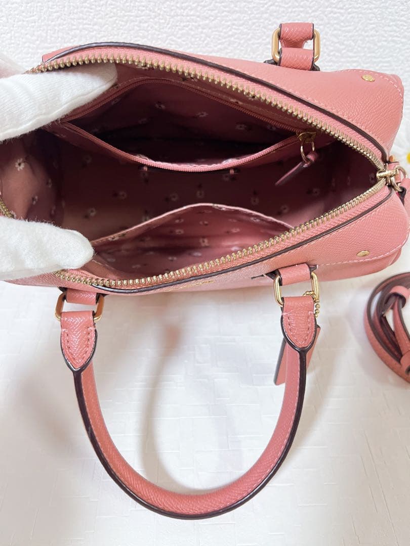 【極美品】コーチ ショルダーバッグ 2WAY ハンドバッグ ミニボストンバッグ