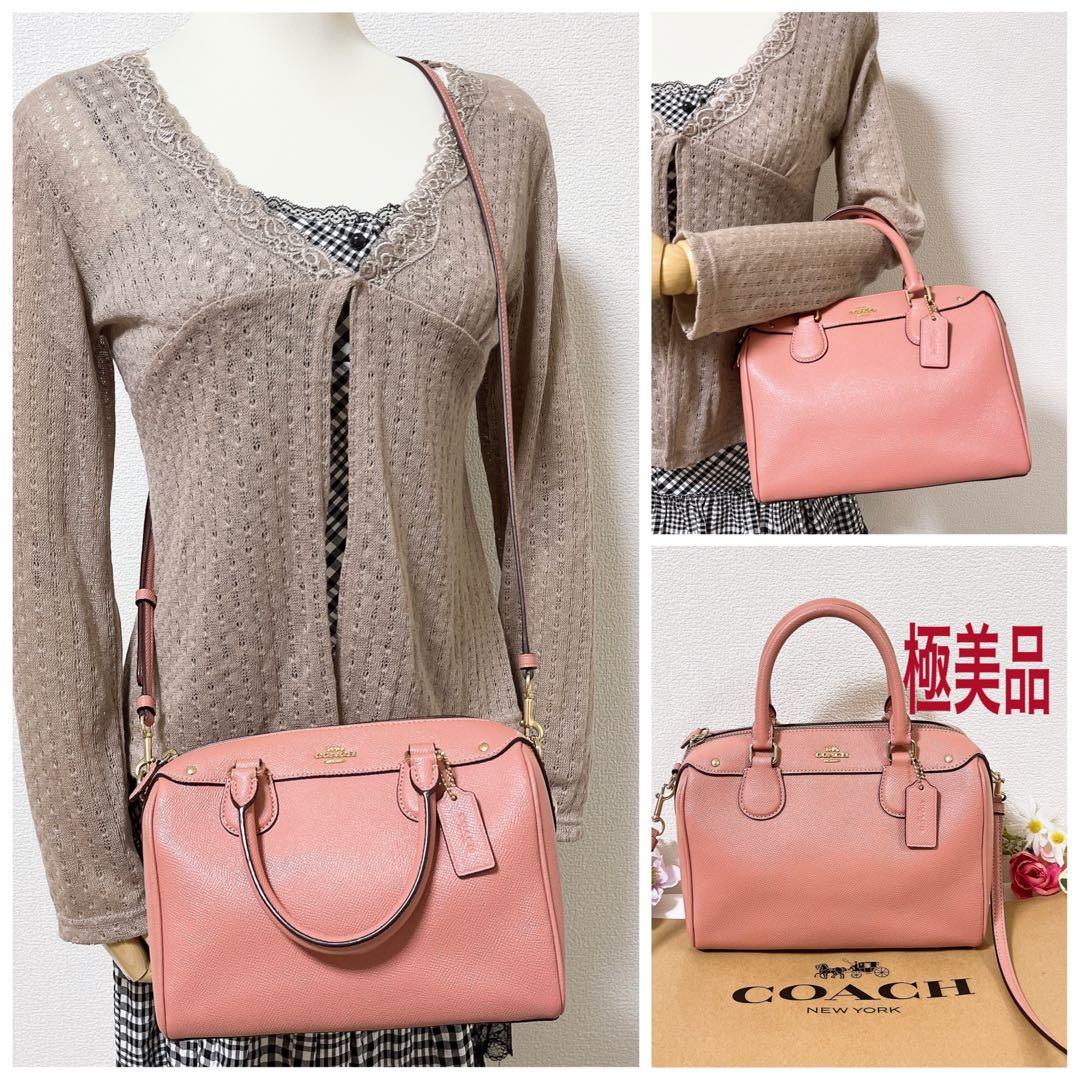 【極美品】コーチ ショルダーバッグ 2WAY ハンドバッグ ミニボストンバッグ
