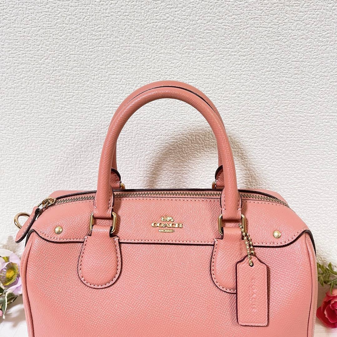 【極美品】コーチ ショルダーバッグ 2WAY ハンドバッグ ミニボストンバッグ