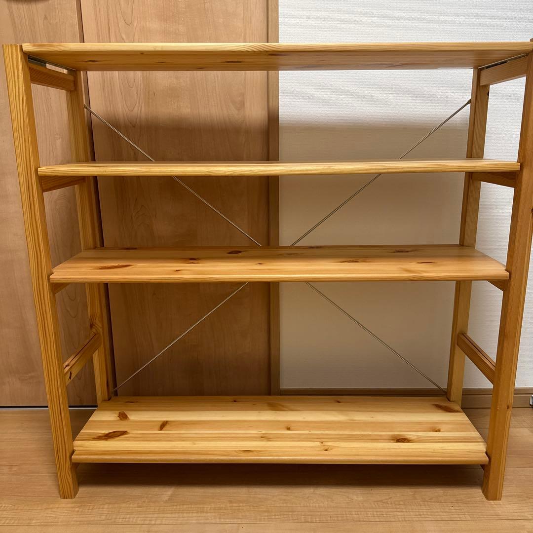 無印良品　パイン材ユニットシェルフ　86cm幅