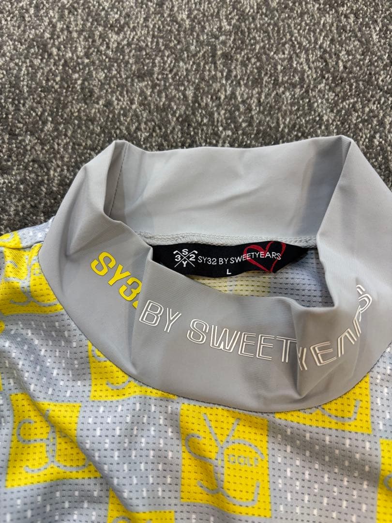 SY32 ゴルフ　レディース　半袖　L グレー