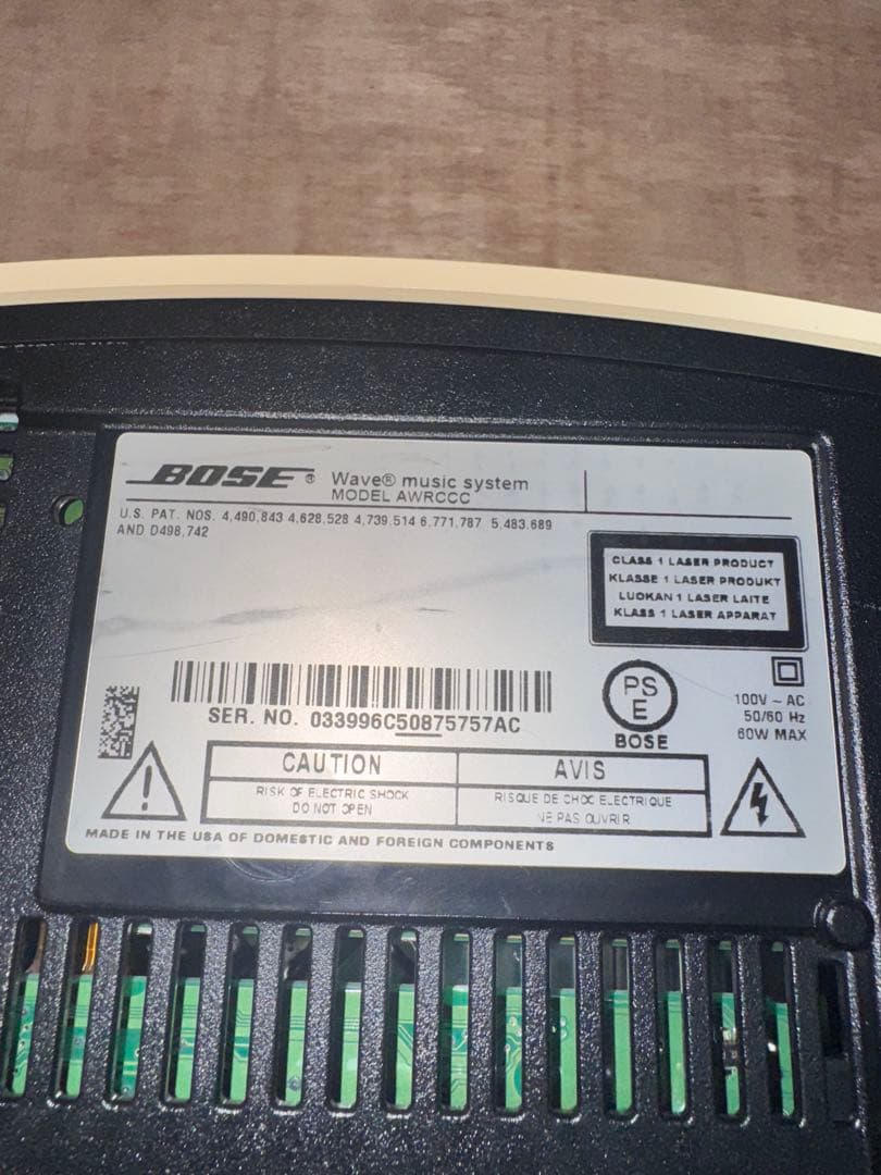 BOSE AWRCCC／通電・再生確認済・現状品