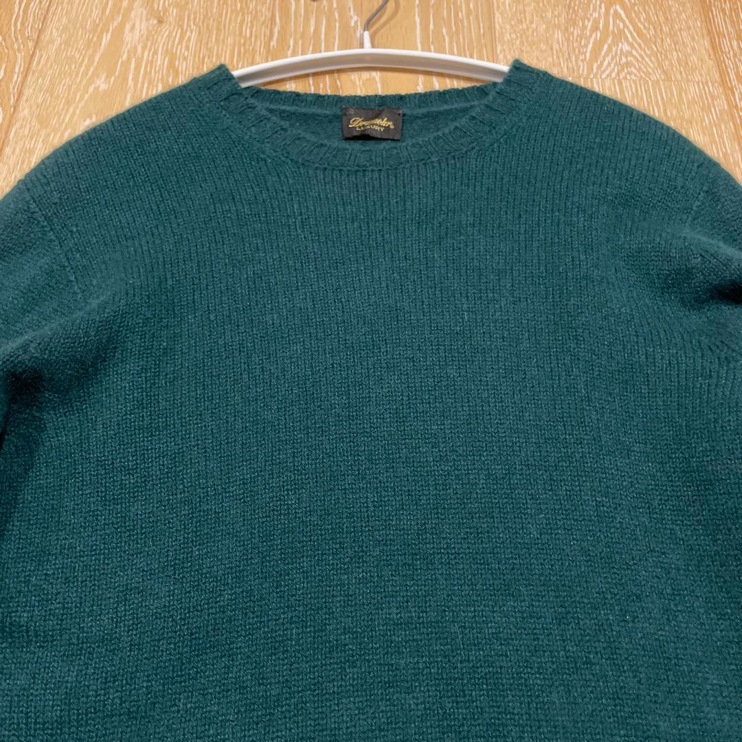 ドルモア ラグジュアリー　カシミヤニット　グリーン　グランサッソ　ビームスエフ