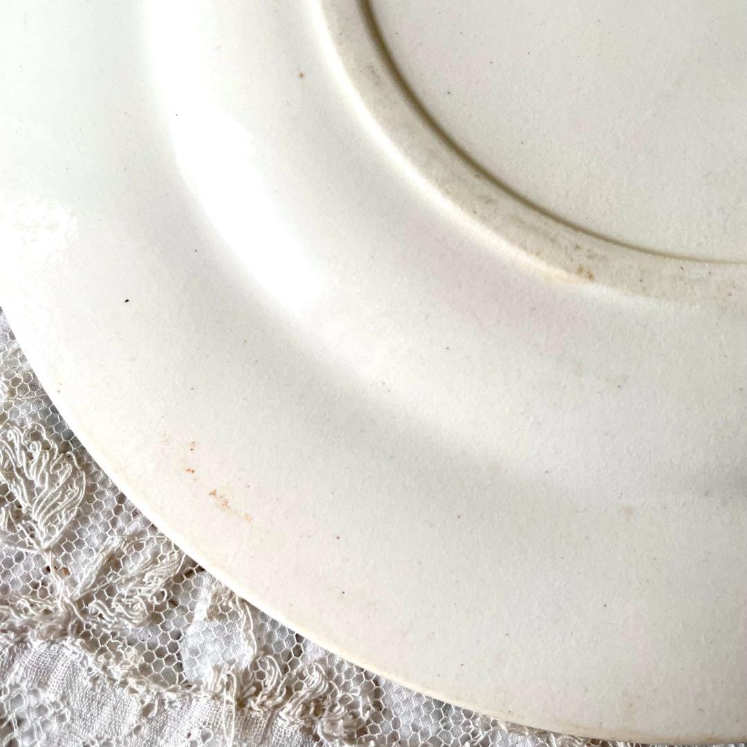 ジアンGien 秋の花フルールドトンヌ　デザートプレート3枚フランスアンティーク