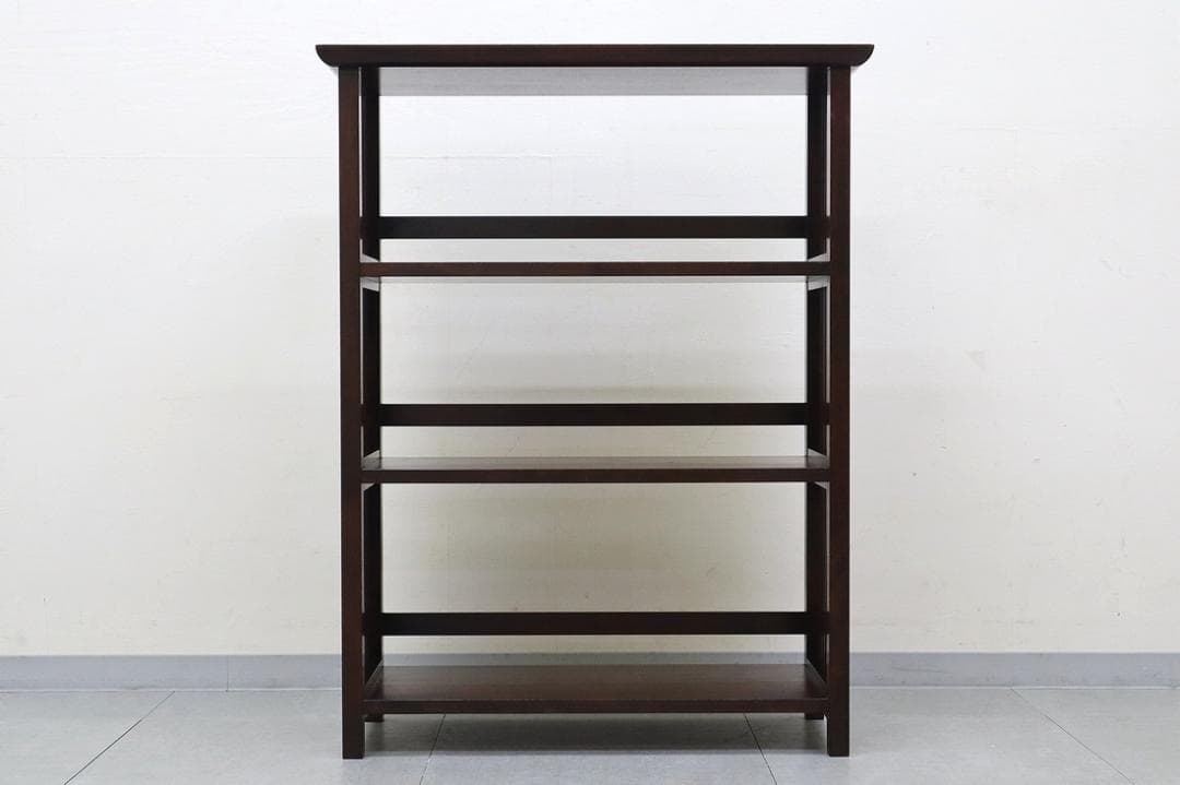 松本民芸家具 117型 書棚 本棚 飾り棚 棚 シェルフ 格子 水目桜 無垢材