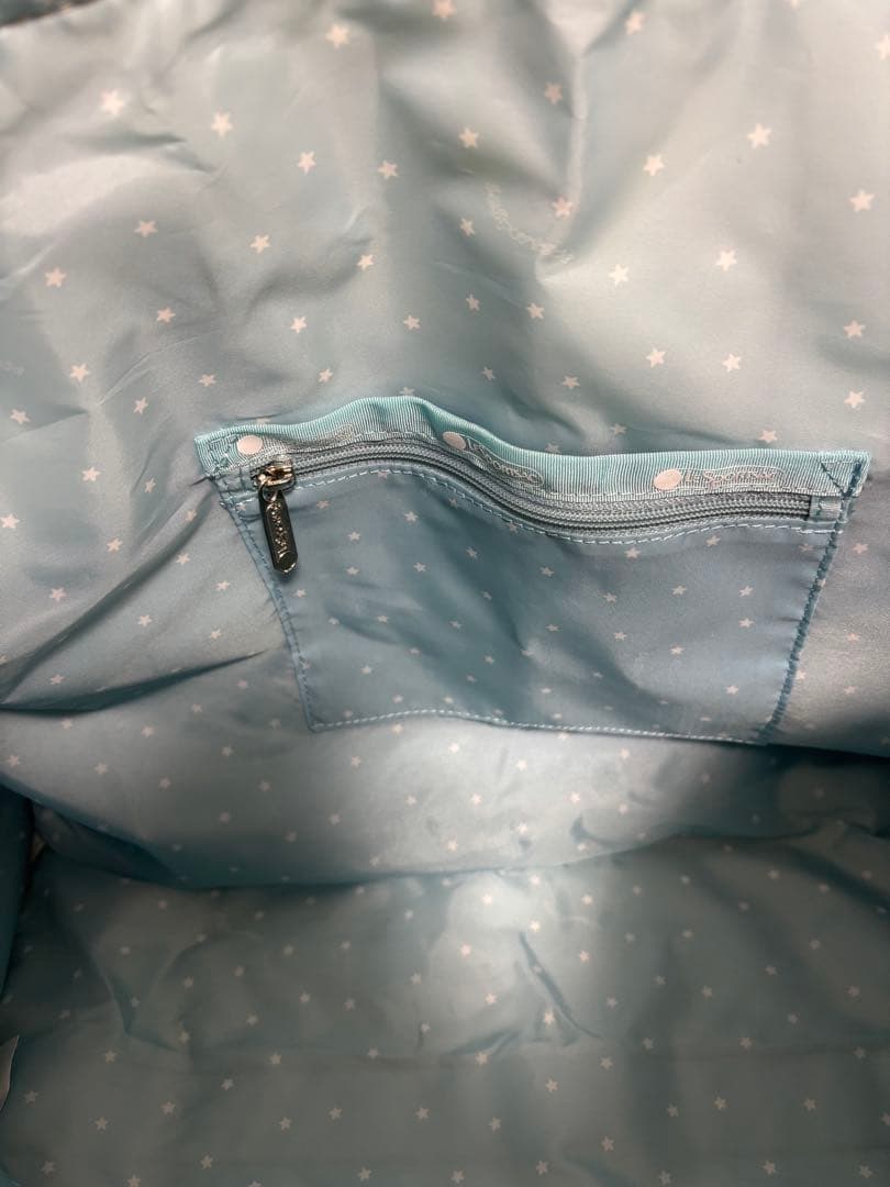 レスポートサック　サンリオシナモロールボタニカル　ボストンバッグ ラージサイズ