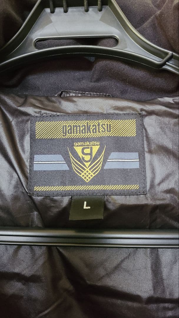 Gamakatsu ブラック ダウンジャケット・パンツセット