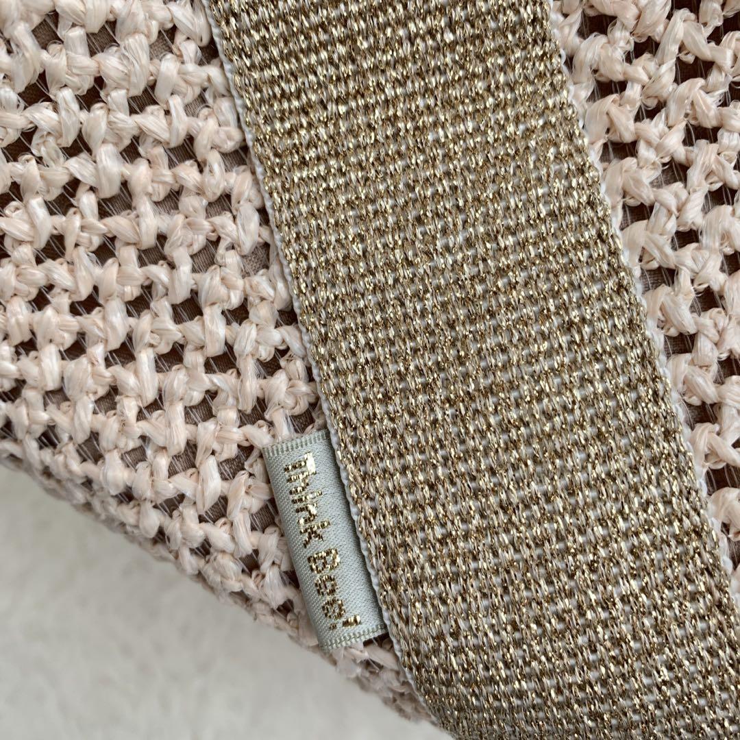 Think Bee! カゴ トートバッグ レモン チャーム付き