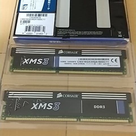 その他 CORSAIR CMX16GX3M2A1600C11