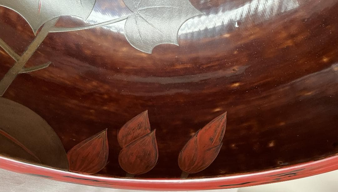 飾りこね鉢　漆器　大鉢