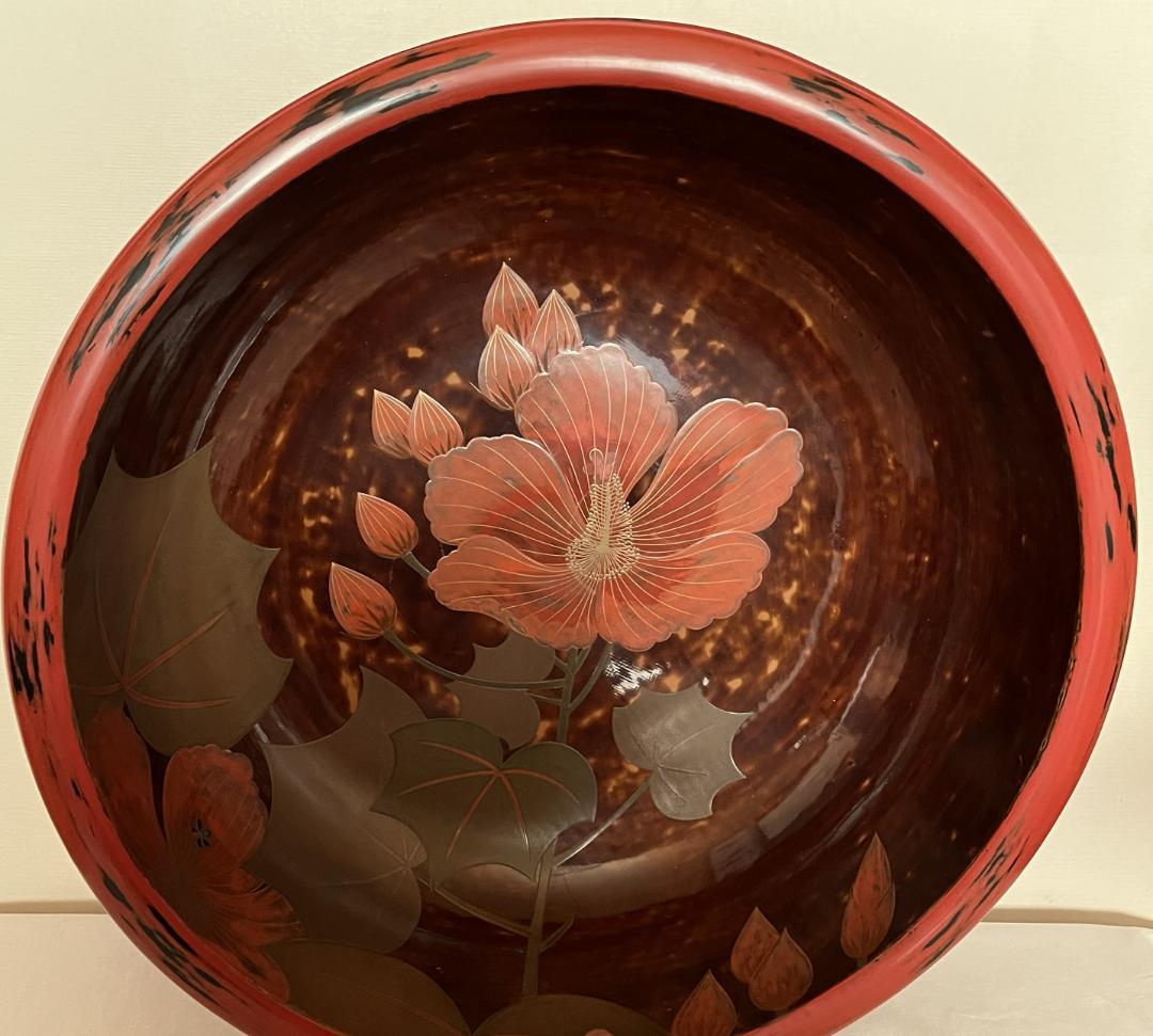 飾りこね鉢　漆器　大鉢