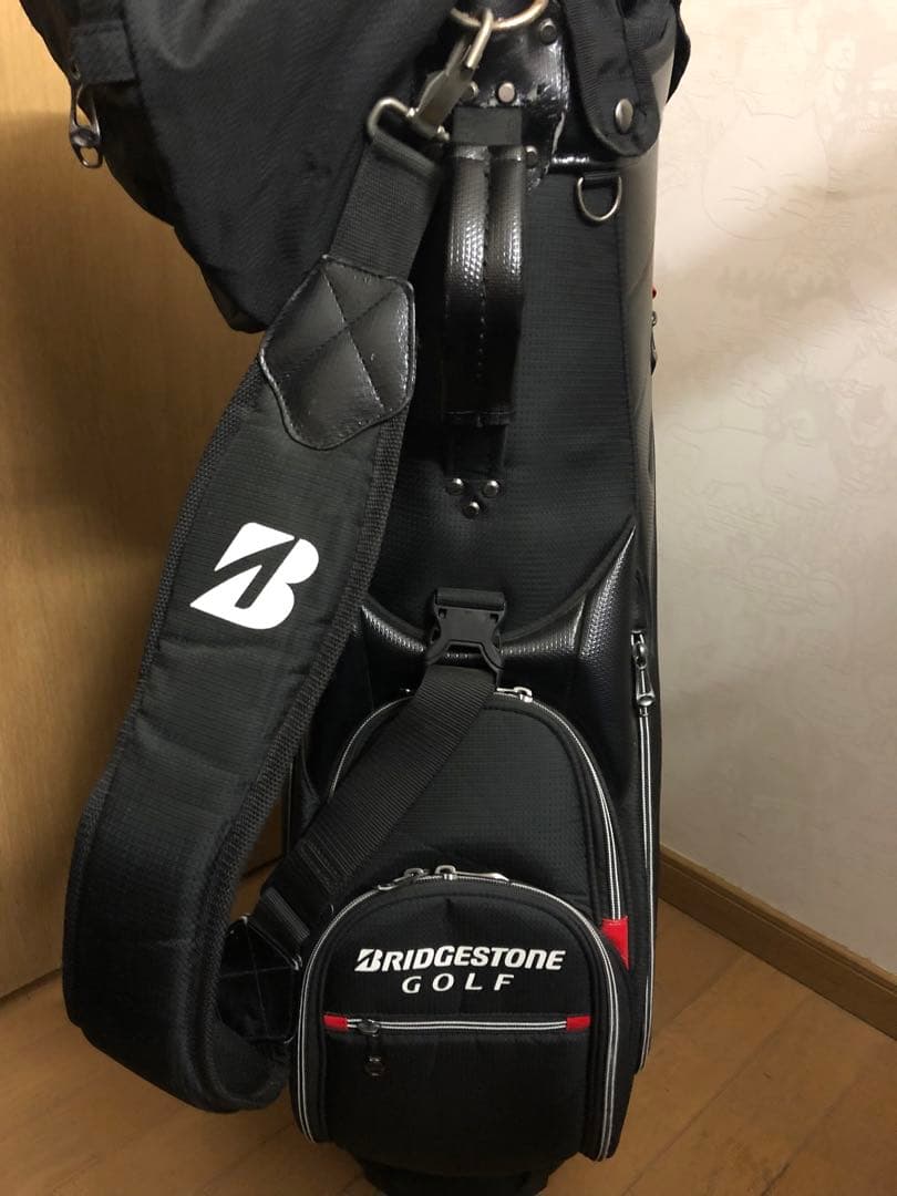 【送料込み】ブリヂストン　BRIDGESTONE キャディバッグ　ブラック　廃盤