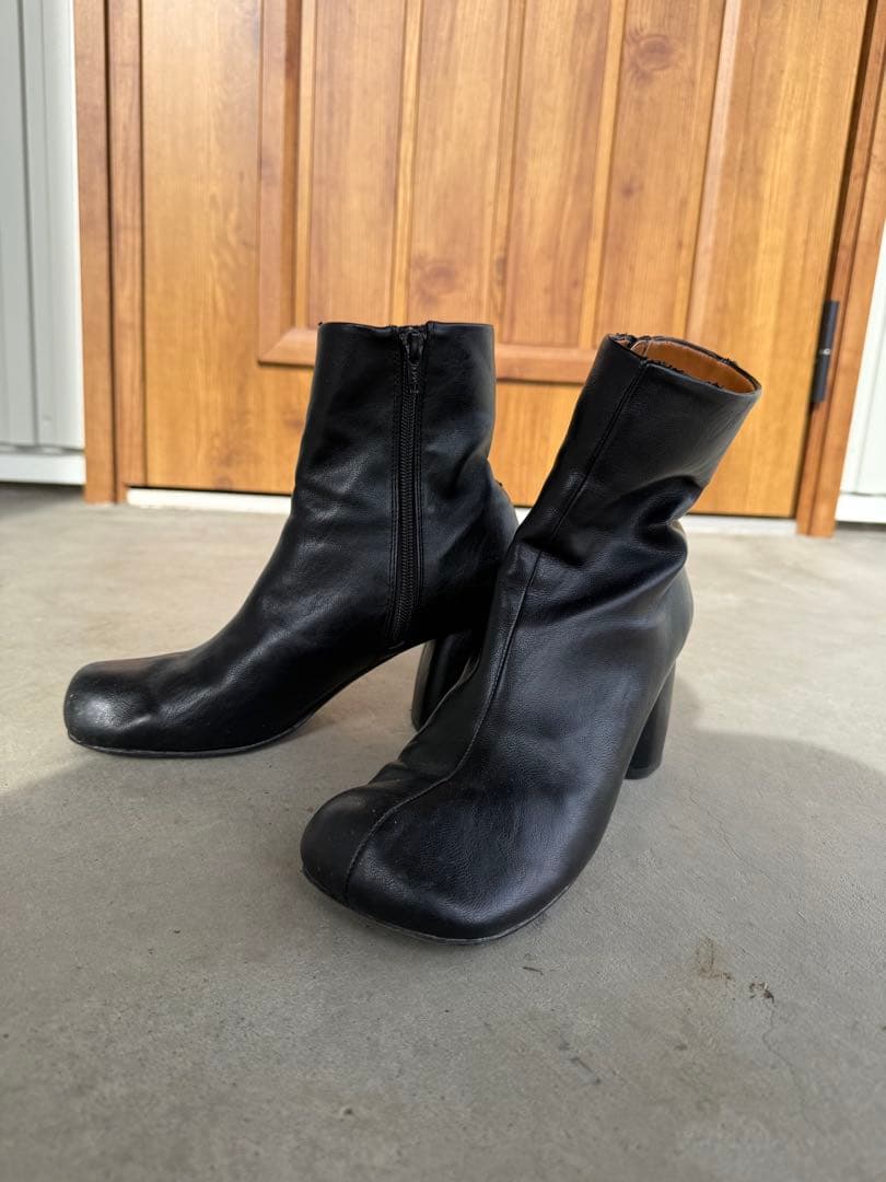 TODAYFUL Square Short Boots 黒　37(23.5)