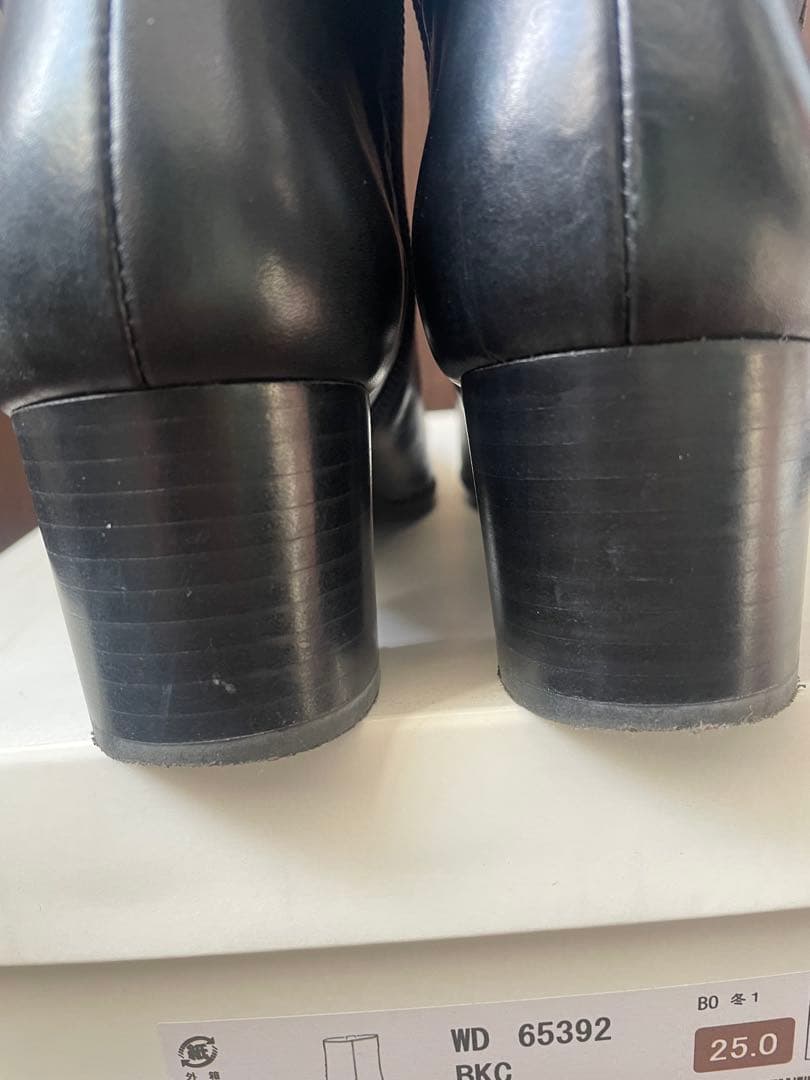 21日まで限定値下げ⭐︎美品☆ダイアナ☆ショートブーツ☆黒25㎝