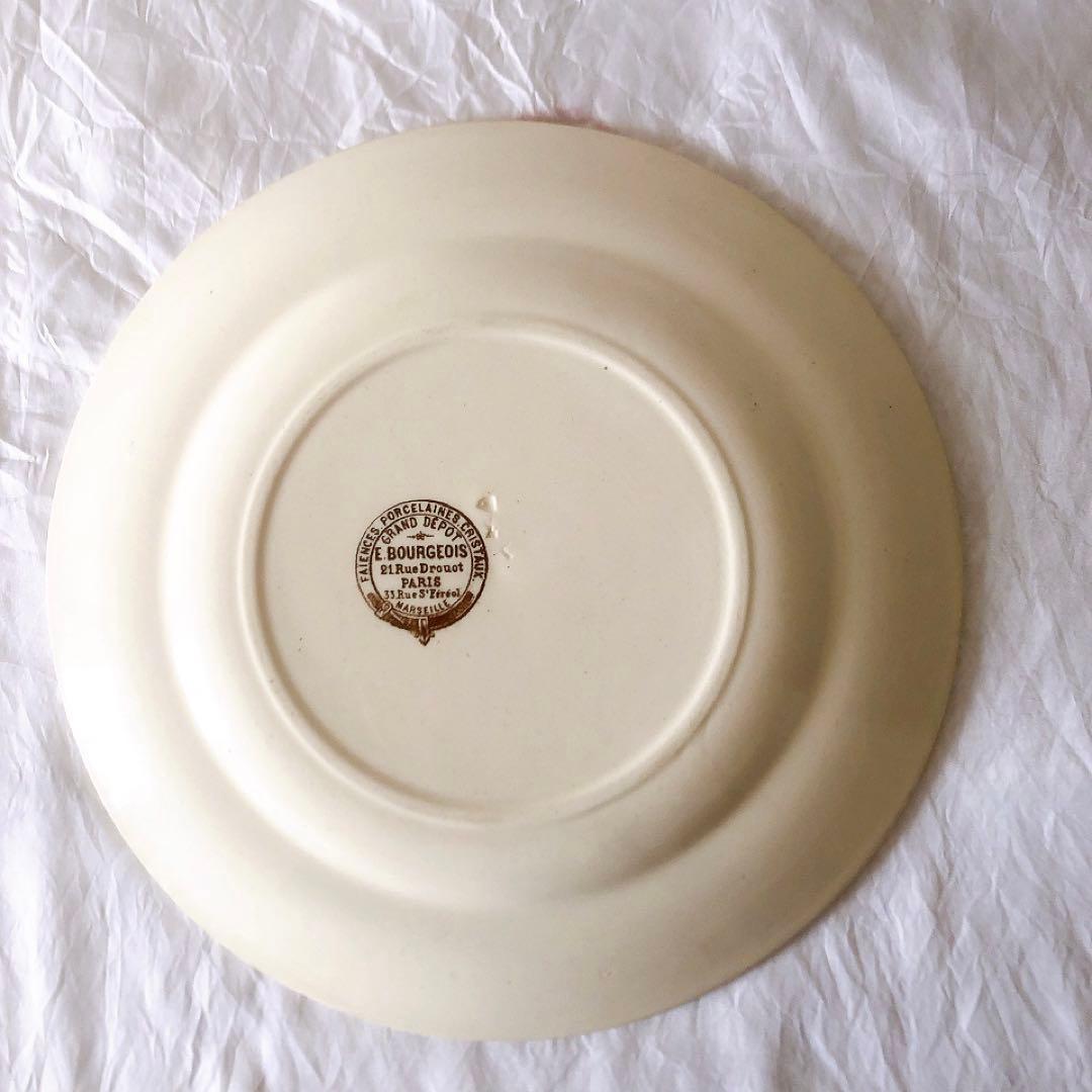 グランデポ　エミールブルジョワ　ディナープレート E フランスアンティーク食器