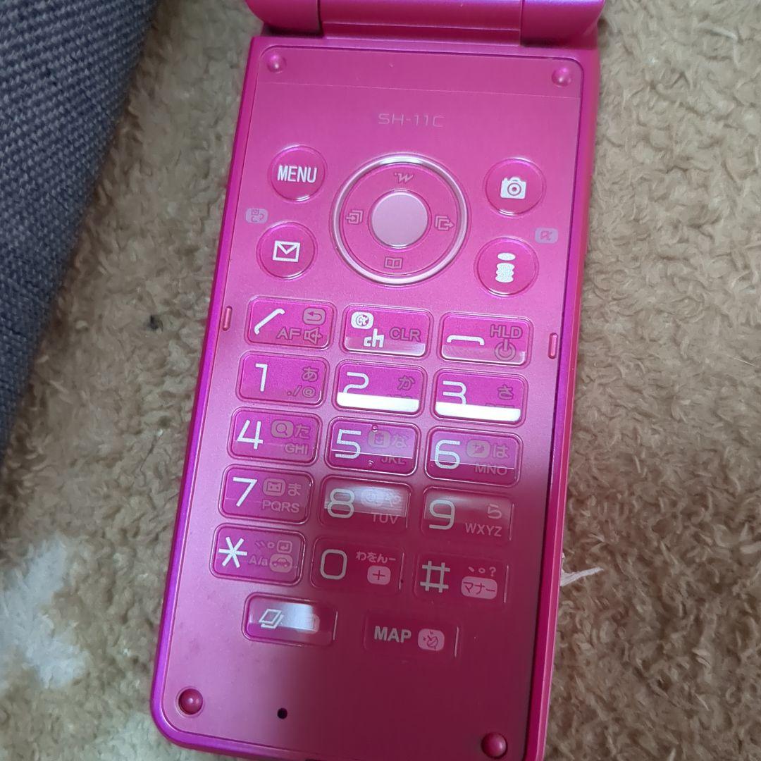 美品　SH-11C docomo 　ガラケー　充電器つき
