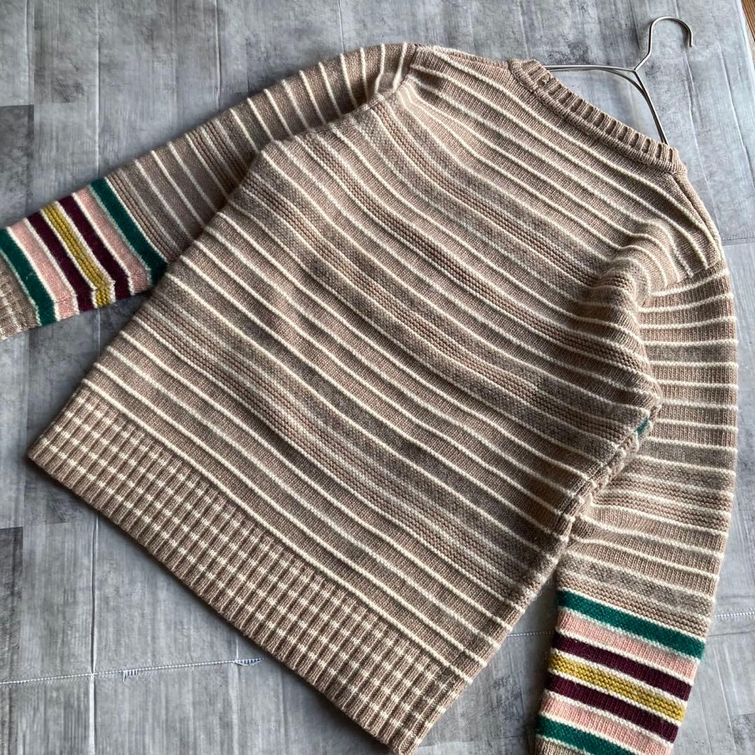 美品✨ Paul Smith LONDON M マルチボーダー モヘア混 ニット