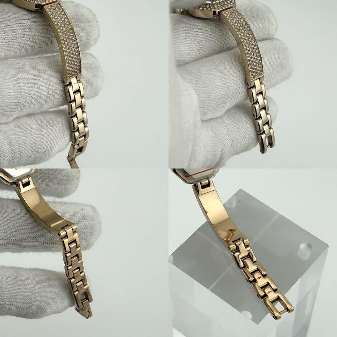 【稼働品】スワロフスキー Dextera Bangle ウォッチ ローズゴールド