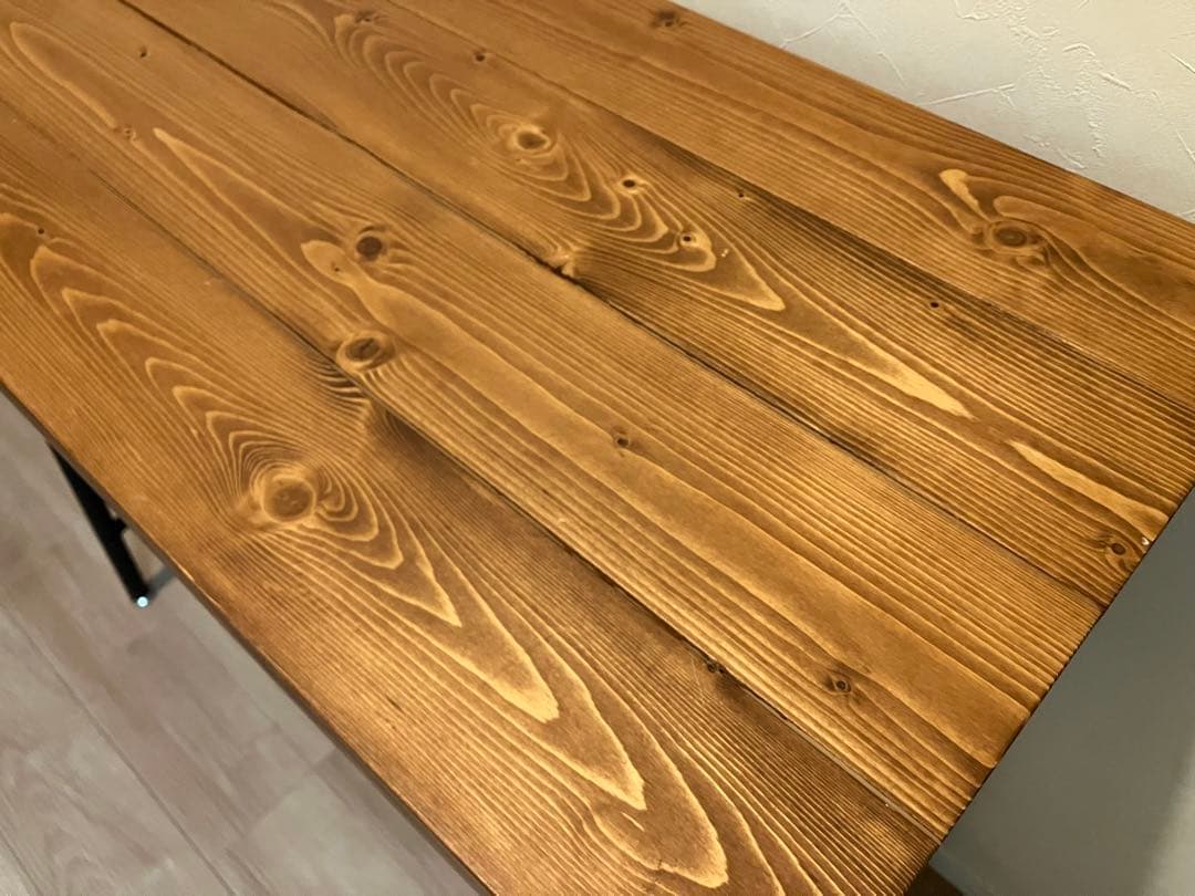 カウンターテーブル◆CD-96◆バーテーブル/ハイテーブル◆メタル+天然木◆美品