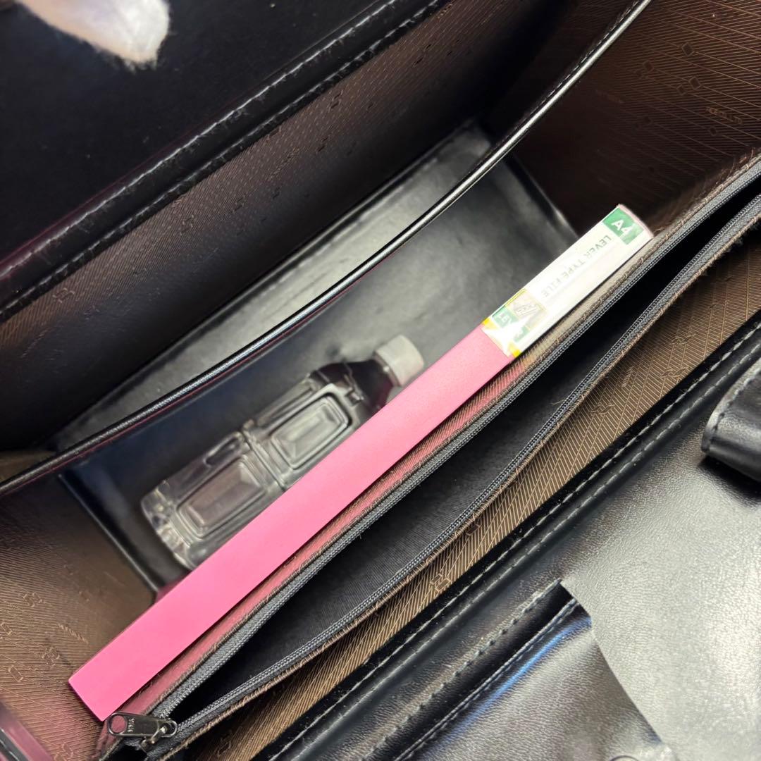 限定品✨️ JAL×ACE パイロットケース オールレザー 黒 本革