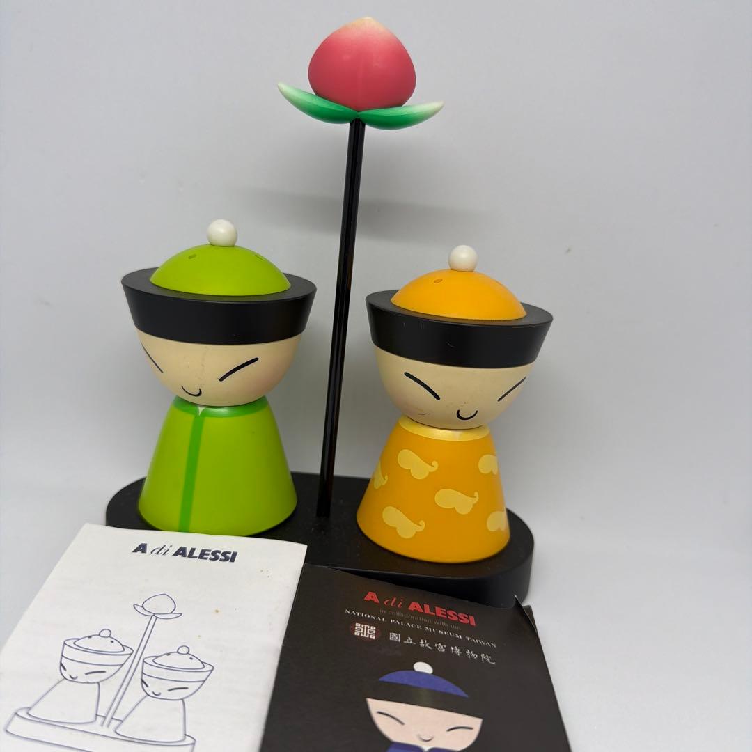 ALESSI アレッシィ　Mr.Mrs.Chin ソルト&ペッパーセット　レア