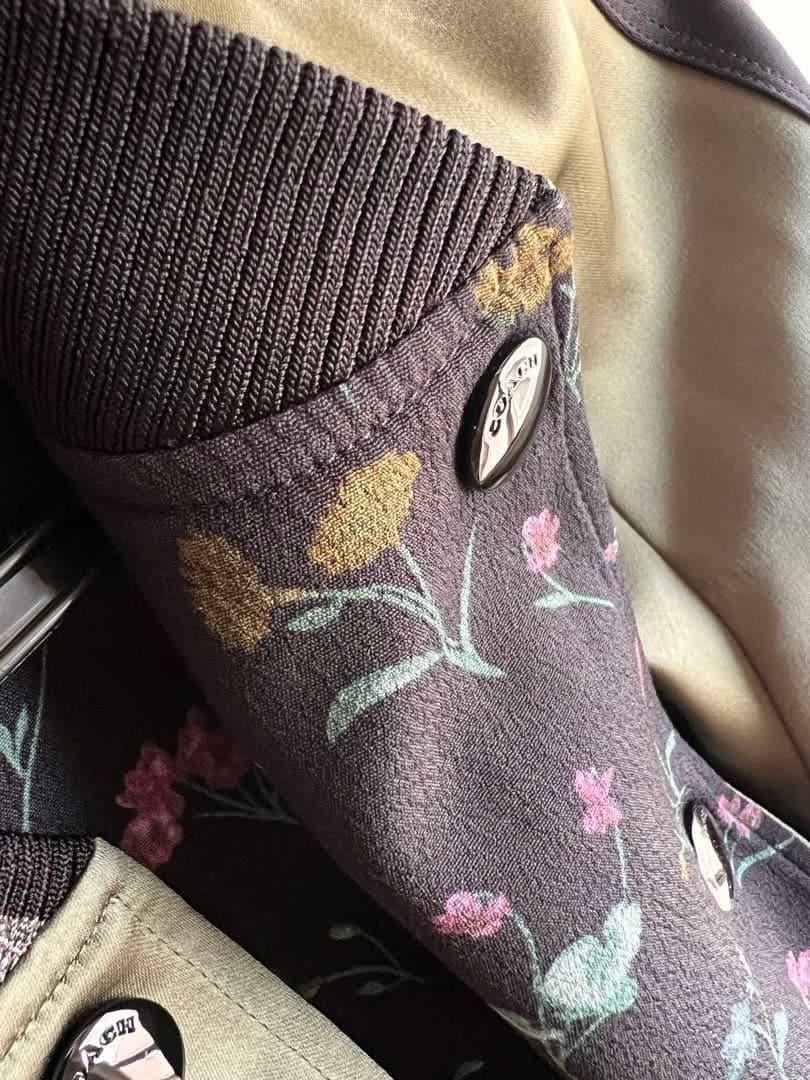 Coach コーチ オリーブグリーン リバーシブル スタジアムジャンパー