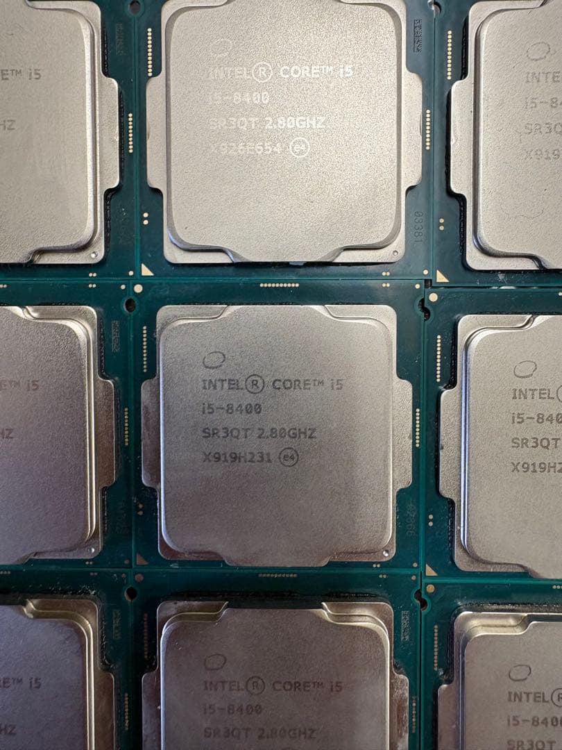 中古 Intel CPU Core i5-8400 2.80GHz 16個セット