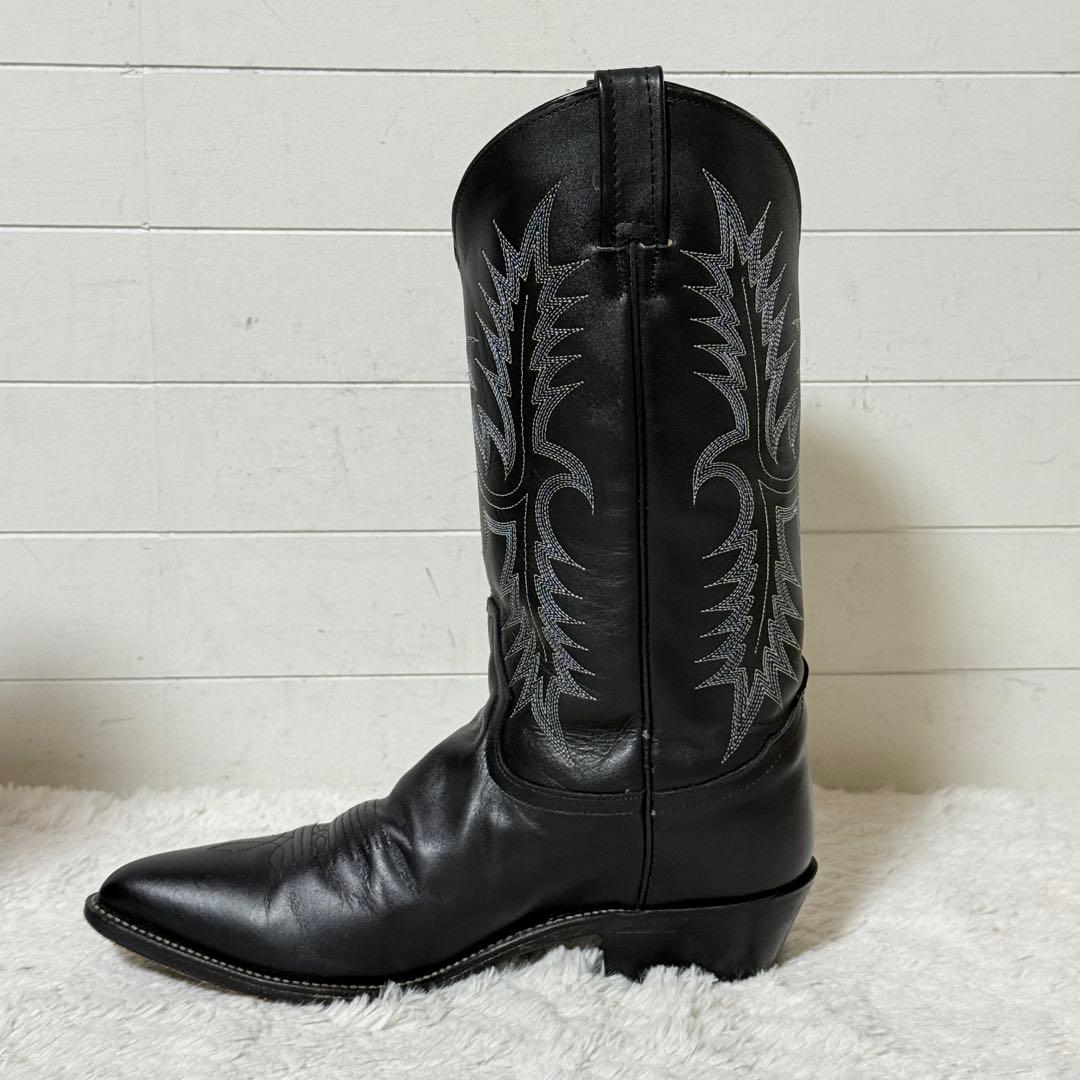 極美品✨トニーラマ　レザー　ブラックスタリオン　ウエスタンブーツ　9 1/2D