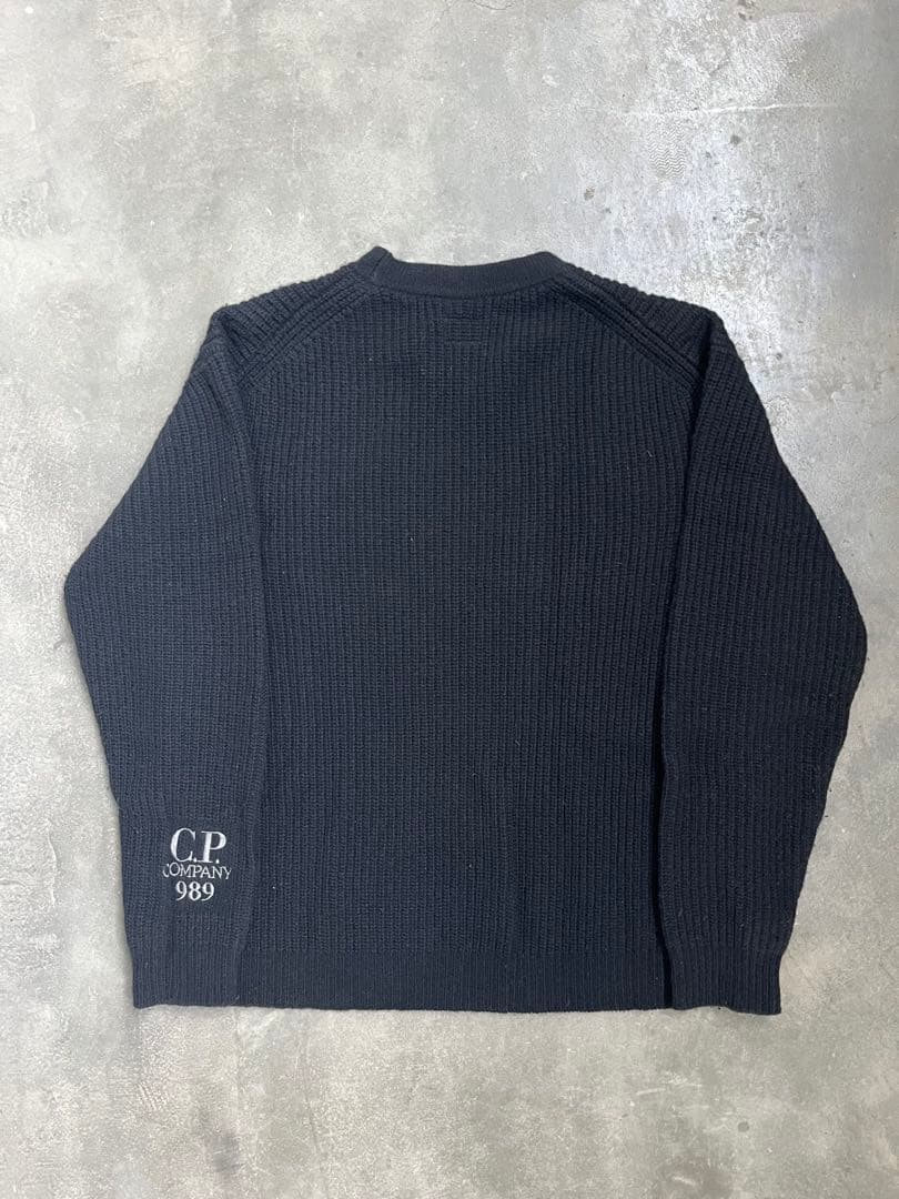 C.P. COMPANY ラムウールクルーネックニット