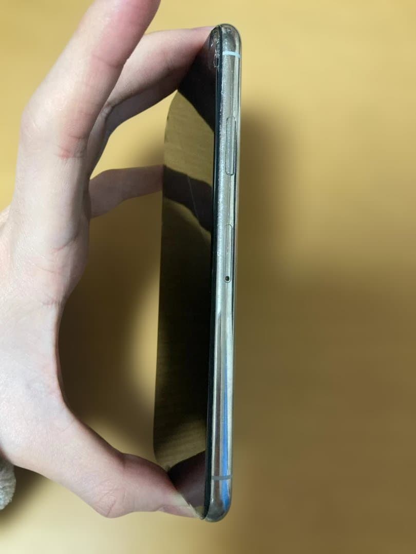 iPhoneX 64GB SIMフリー ジャンク 背面ガラス剥がれ 内部露出あり