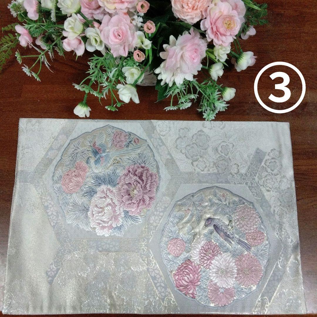 ミント様オーダー専用ページ テーブルランナータッセル付き 高級正絹袋帯リメイク