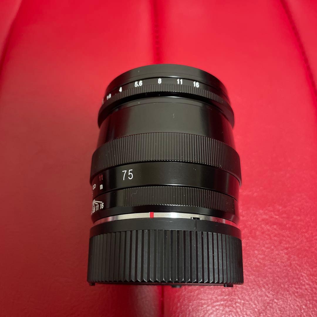 【sin様】ULTRON 75mm F1.9 SC VMレンズ
