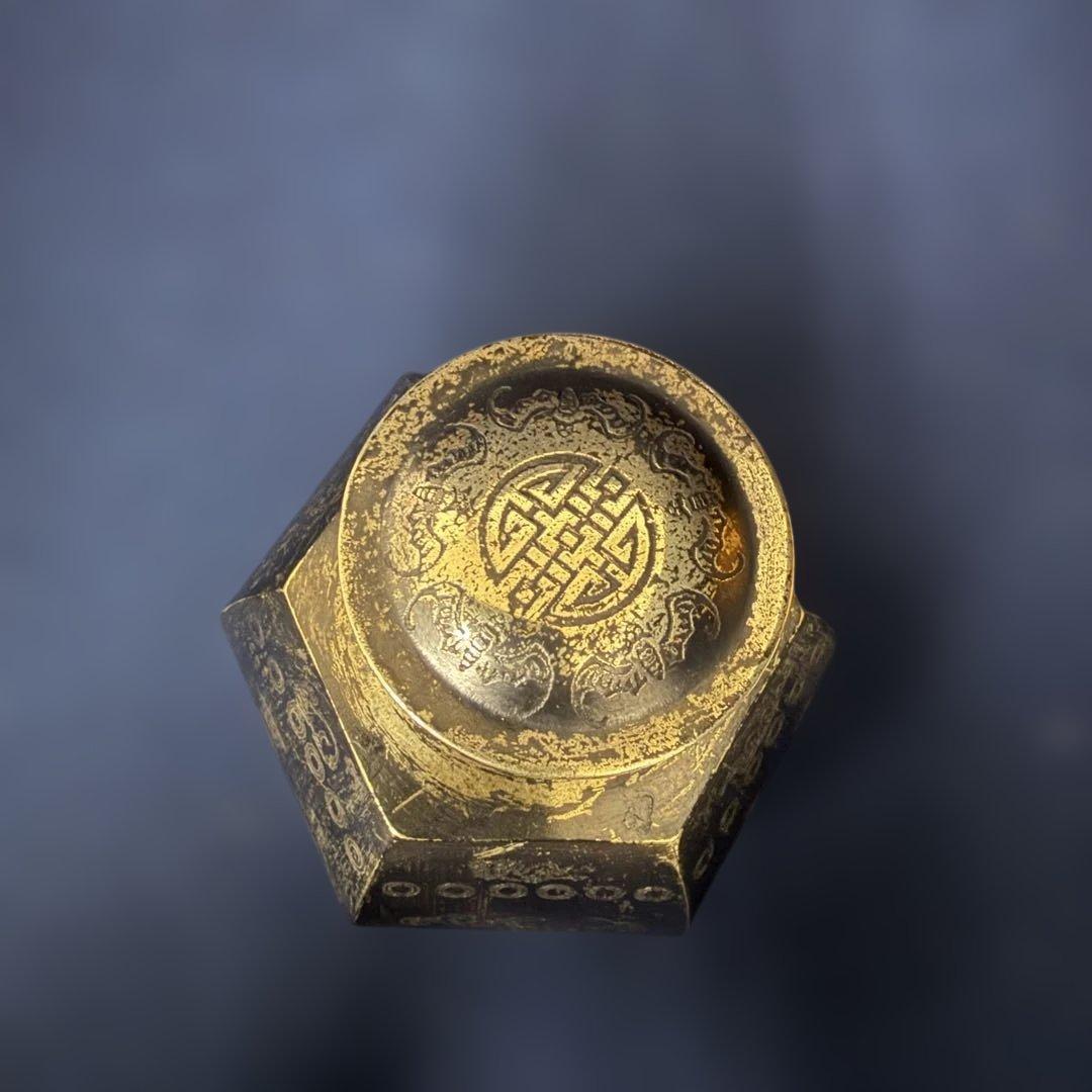 榮寶斋 荣宝斋 栄宝斎 茶壺 茶入 書道具 漢詩 茶道具 銅器 旧家 蔵出 骨董