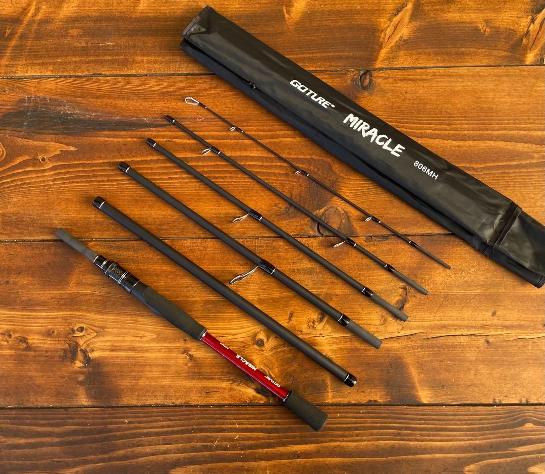 エギングロッド　8ft パックロッド　2.4m 806MH 6P パックロッド
