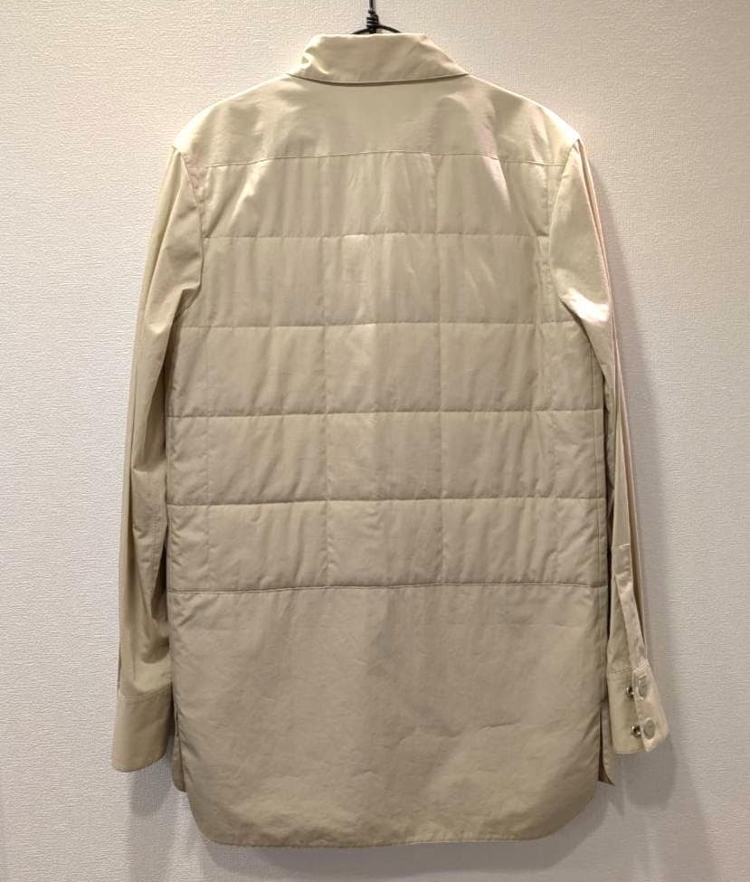 ルー★シャネル コットン キルティング オーバー シャツ ベージュ系