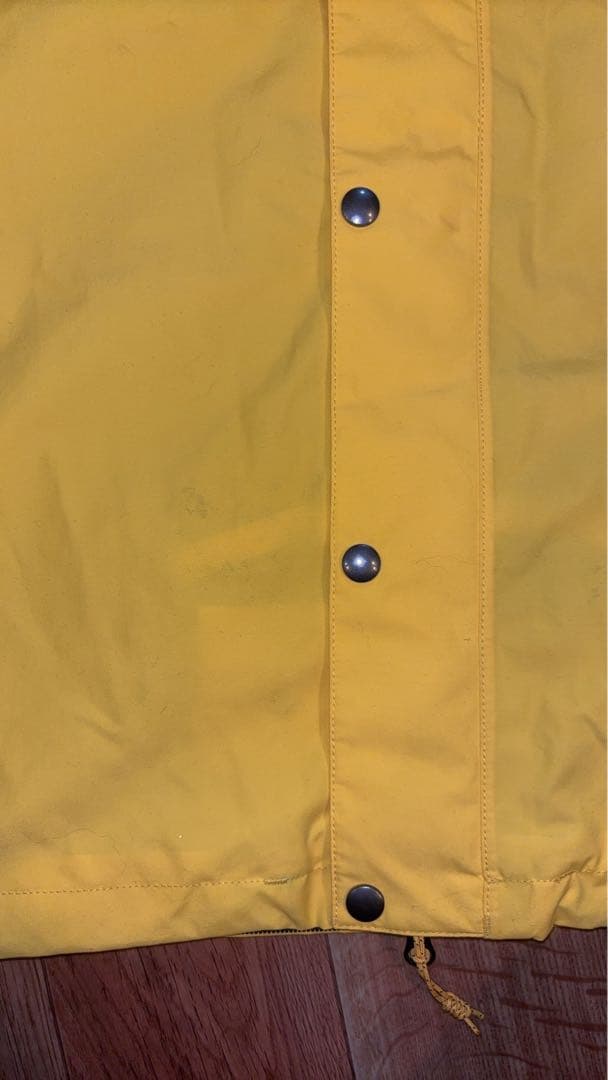 【新品・未使用/アウトレット品】 イエロー✖️ブラック フード付きジャケット　XL