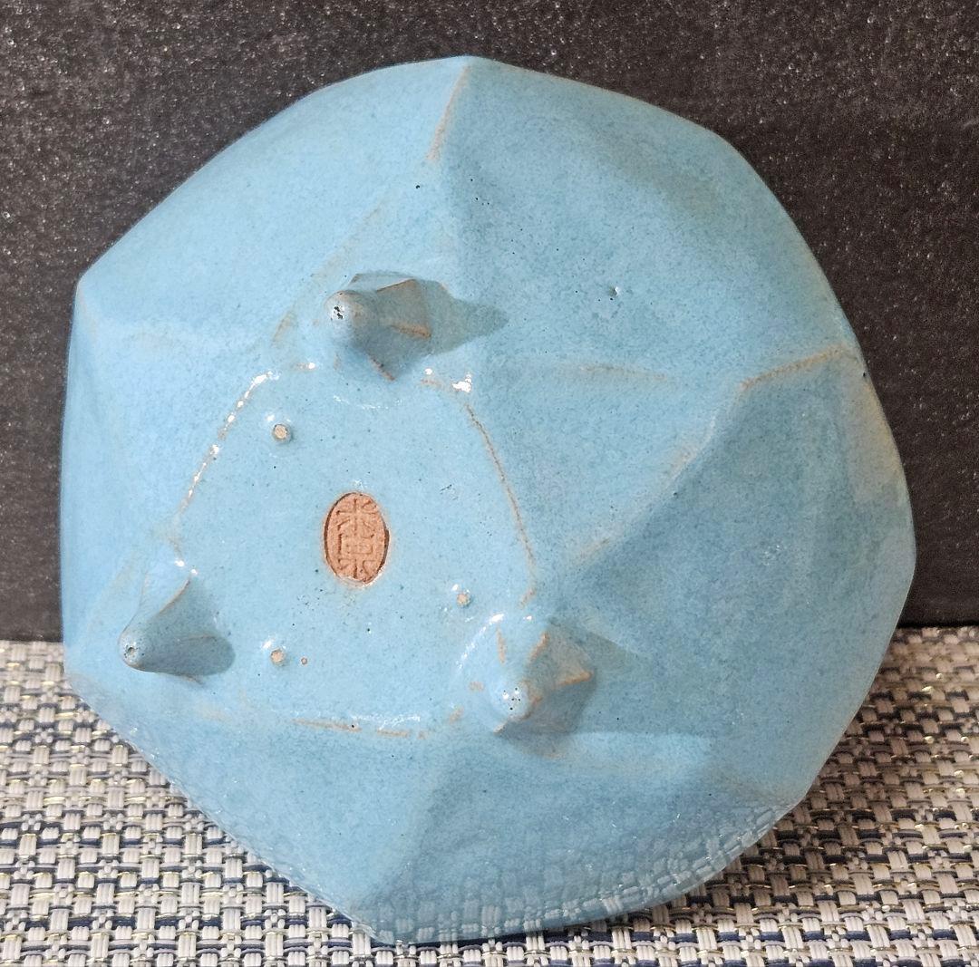 【パリ萬國博覽會大賞受領作家❗】大正時代　名工　井本米泉作　倣 鈞窯　晴彩　香爐