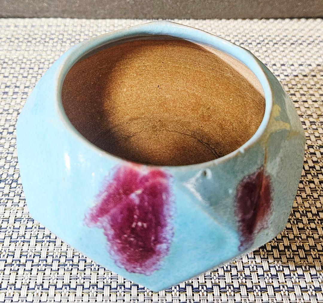 【パリ萬國博覽會大賞受領作家❗】大正時代　名工　井本米泉作　倣 鈞窯　晴彩　香爐