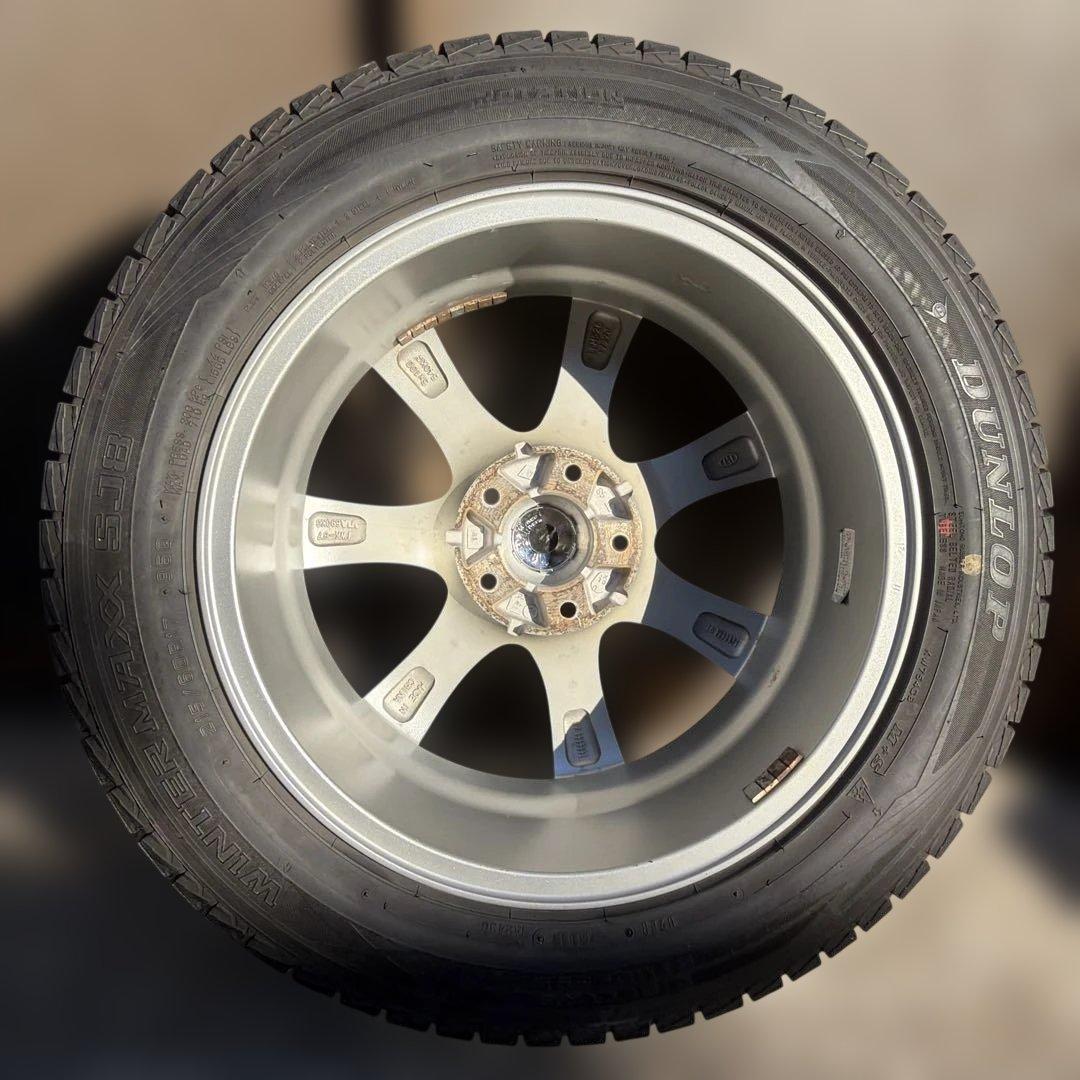 3927 215/60R17 ダンロップ スタッドレス タイヤ ホイール