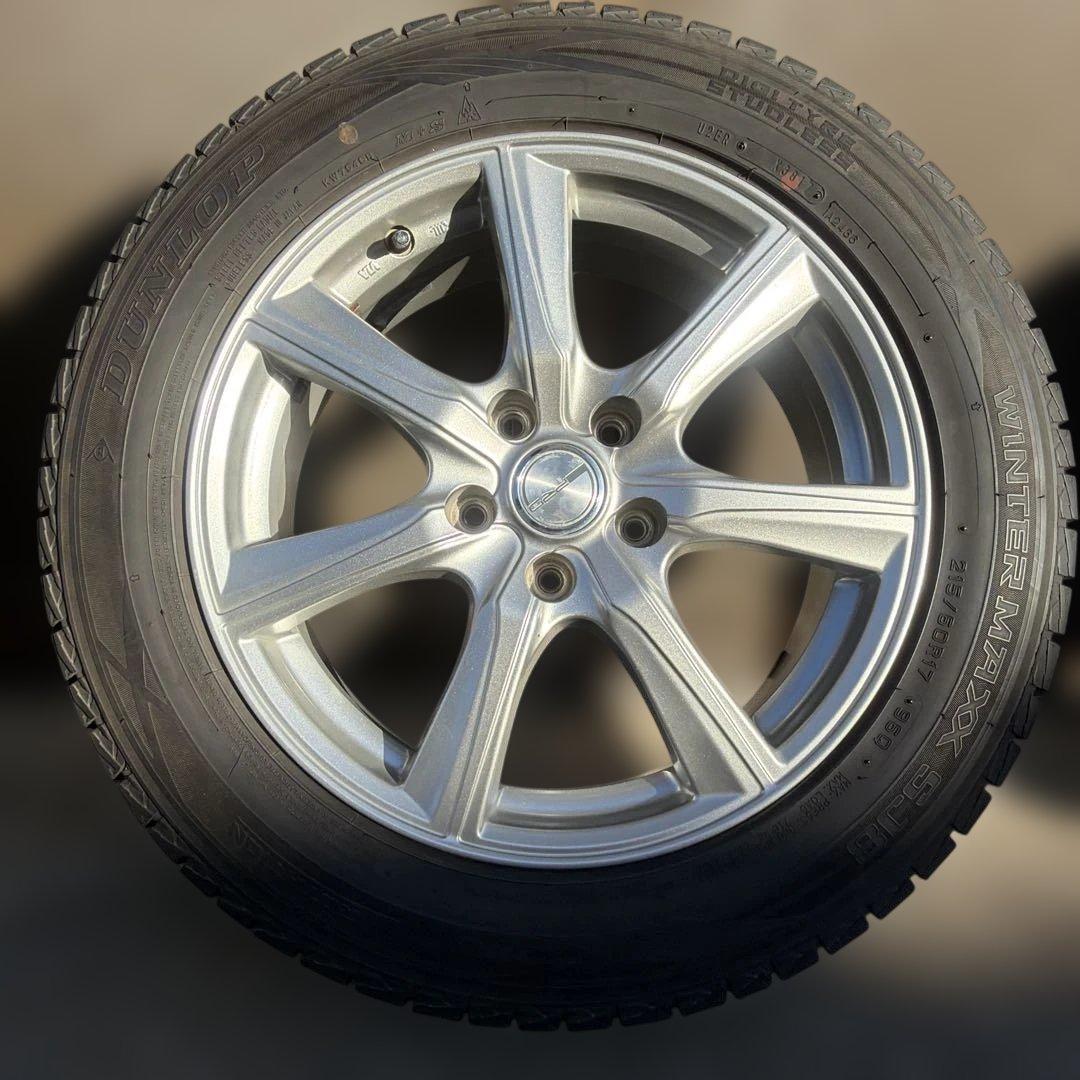 3927 215/60R17 ダンロップ スタッドレス タイヤ ホイール