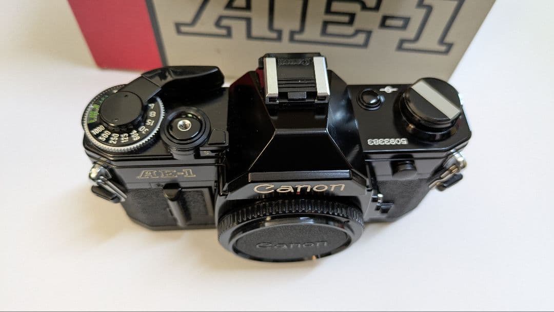 美品、Canon AE-1 ブラック