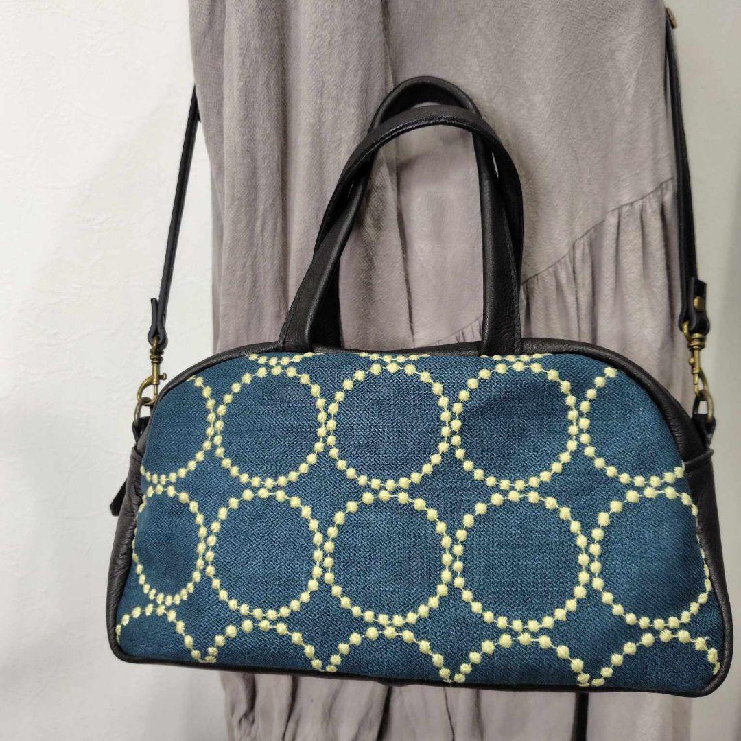 マ*♡様 ミナペルホネン/tambourineタンバリングリーン×クリーム/ラウ