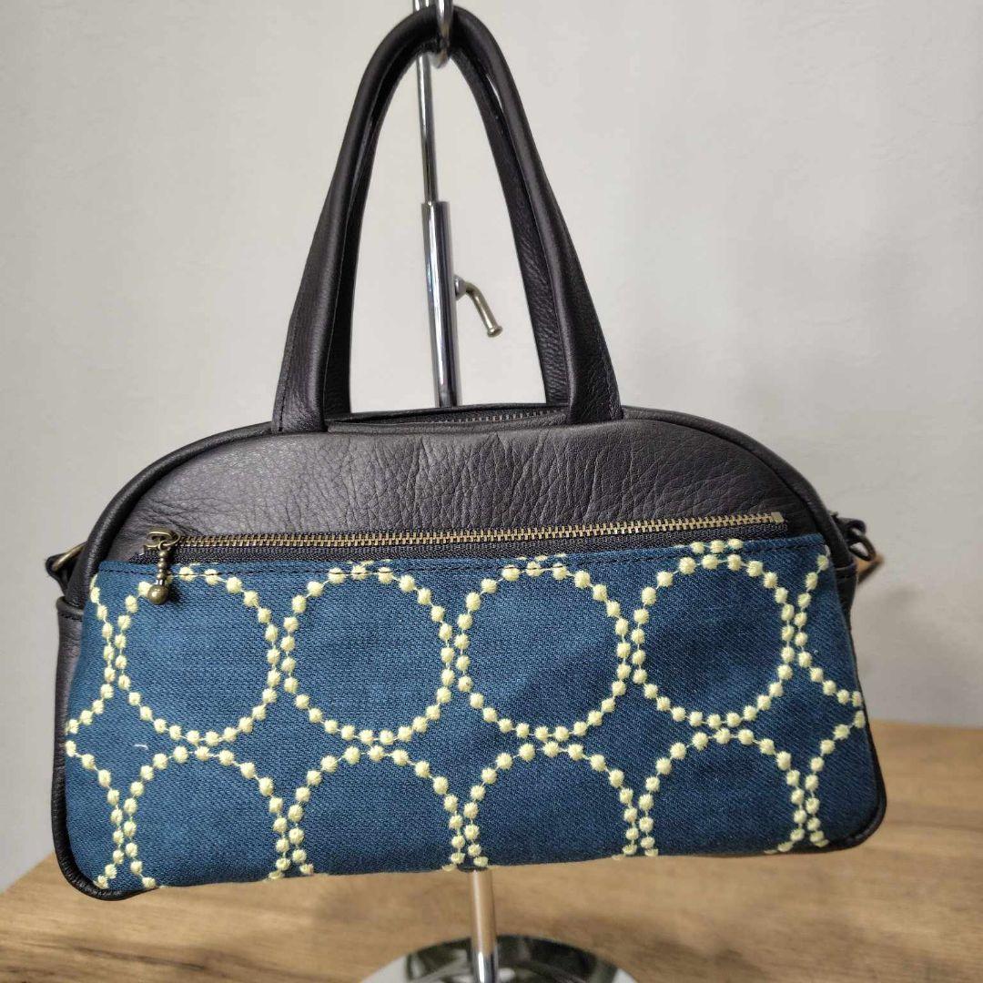 マ*♡様 ミナペルホネン/tambourineタンバリングリーン×クリーム/ラウ